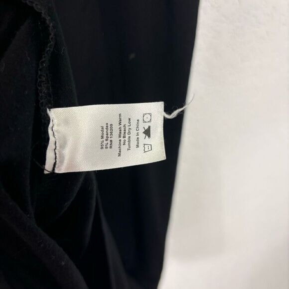 Hatch Layers The Tshirt Dress Layer Black Short Sleeve Shirt Dress - Picture 4 of 4